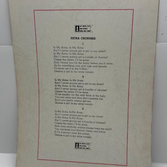 In My Arms Piano Sheet Music by Frank Loesser From See Here Private Hargrove - Picture 5 of 6